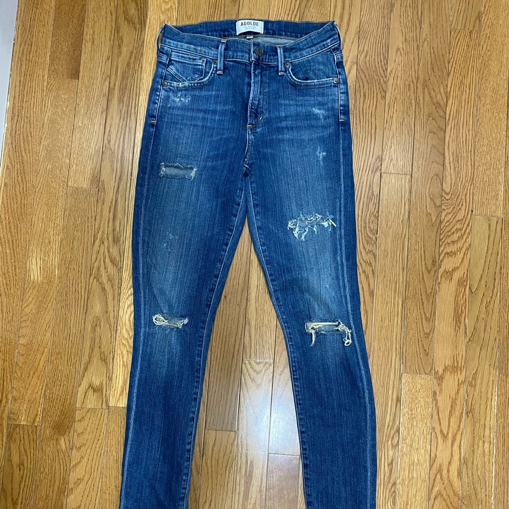 AGOLDE Sophie Mid Rise Jeans